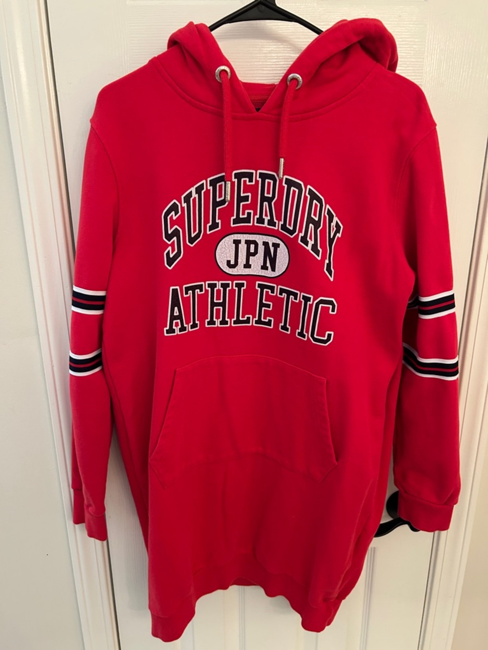 Superdry Red JPN Athletic Pullover Hoodie